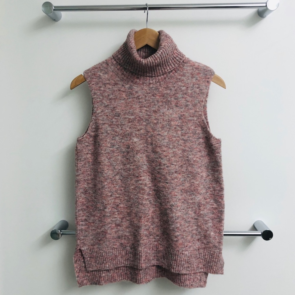 Softest Turtleneck Sleeveless Sweater